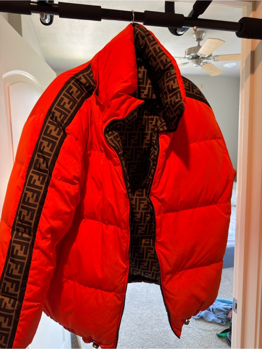 Reversible fendi jacket
